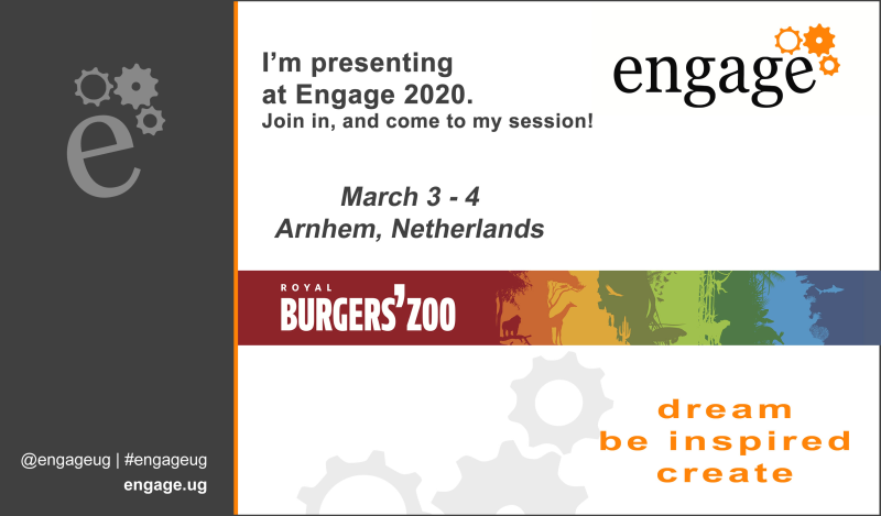 I am presenting at Engage 2020!